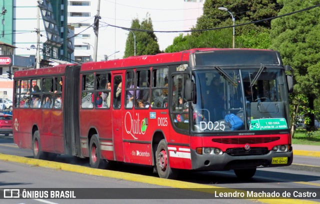 EPMTPQ - Empresa Pública Metropolitana de Transportes de Passageiros de Quito D025 na cidade de Quito, Pichincha, Equador, por Leandro Machado de Castro. Número da foto: #13183091.