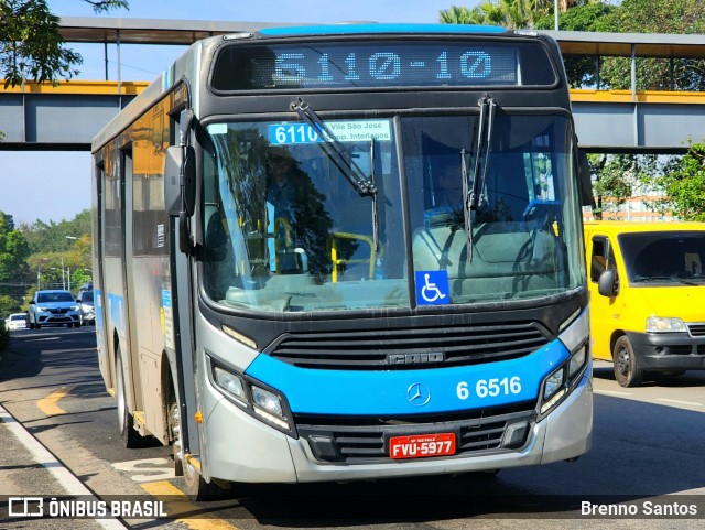 Transwolff Transportes e Turismo 6 6516 na cidade de São Paulo, São Paulo, Brasil, por Brenno Santos. Número da foto: #13180894.