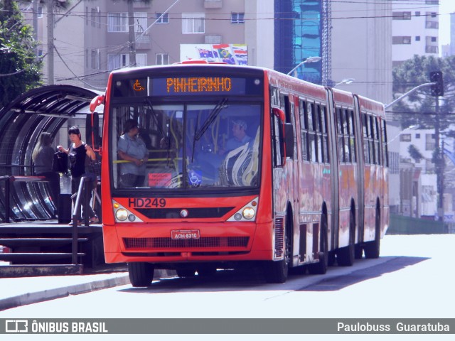 Auto Viação Redentor HD249 na cidade de Curitiba, Paraná, Brasil, por Paulobuss  Guaratuba. Número da foto: #13183730.