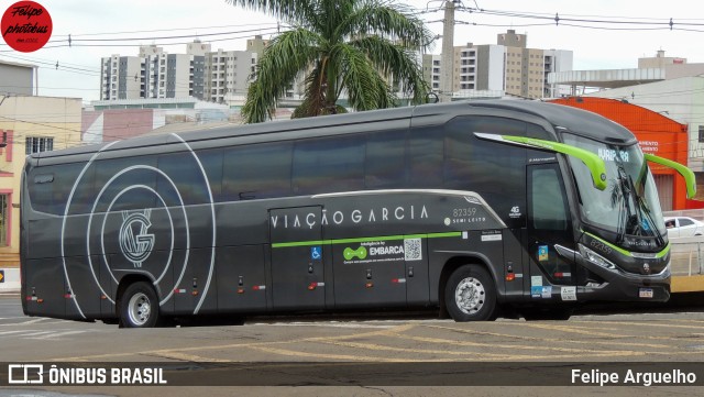 Viação Garcia 82359 na cidade de Londrina, Paraná, Brasil, por Felipe Arguelho. Número da foto: #13183857.