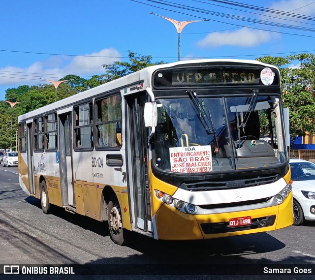 Belém Rio Transportes BD-124 na cidade de Belém, Pará, Brasil, por Samara Goes. Número da foto: #13181196.