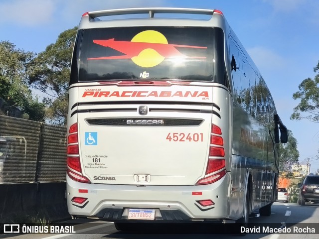 Viação Piracicabana 452401 na cidade de Cotia, São Paulo, Brasil, por David Macedo Rocha. Número da foto: #13180790.