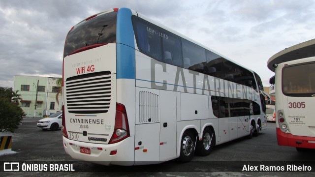 Auto Viação Catarinense 3510 na cidade de Aparecida, São Paulo, Brasil, por Alex Ramos Ribeiro. Número da foto: #13183541.