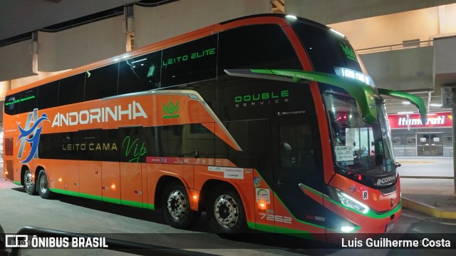 Empresa de Transportes Andorinha 7262 na cidade de São José do Rio Preto, São Paulo, Brasil, por Luis Guilherme Costa. Número da foto: #13181526.