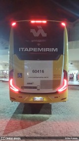Viação Nova Itapemirim 60416 na cidade de Governador Valadares, Minas Gerais, Brasil, por Wilton Roberto. Número da foto: #13183180.