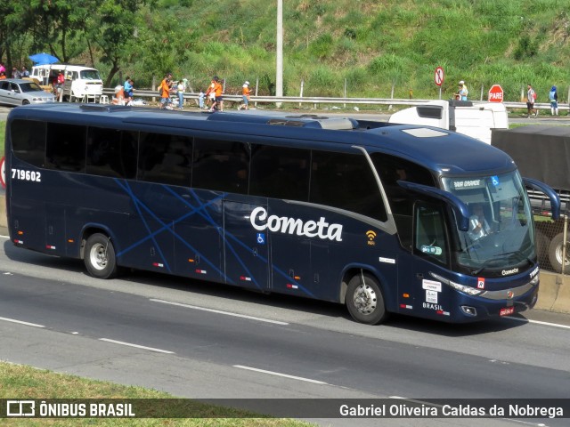 Viação Cometa 719602 na cidade de Aparecida, São Paulo, Brasil, por Gabriel Oliveira Caldas da Nobrega. Número da foto: #13205164.