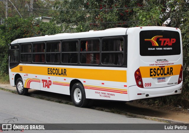 TAP Turismo e Fretamento 099 na cidade de Piraí, Rio de Janeiro, Brasil, por Luiz Petriz. Número da foto: #13205813.