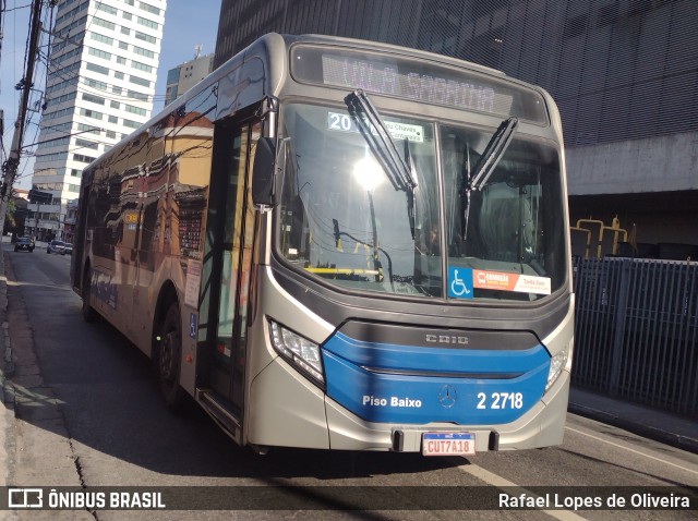 Sambaíba Transportes Urbanos 2 2718 na cidade de São Paulo, São Paulo, Brasil, por Rafael Lopes de Oliveira. Número da foto: #13206147.