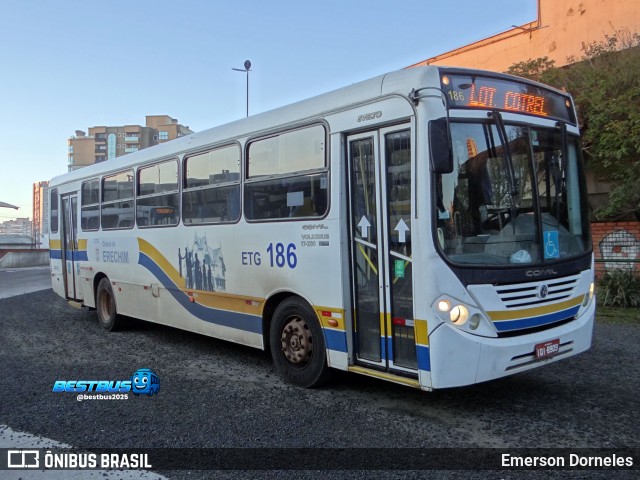 Empresa de Transportes Gaurama 186 na cidade de Erechim, Rio Grande do Sul, Brasil, por Emerson Dorneles. Número da foto: #13206398.