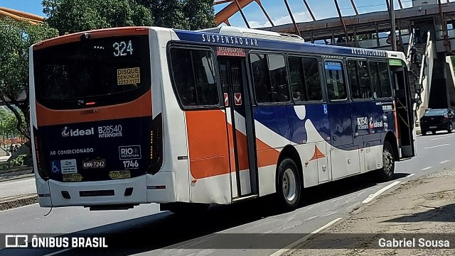 Viação Ideal B28540 na cidade de Rio de Janeiro, Rio de Janeiro, Brasil, por Gabriel Sousa. Número da foto: #13207071.