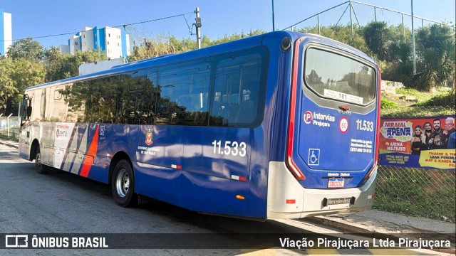 Viação Pirajuçara 11.533 na cidade de Taboão da Serra, São Paulo, Brasil, por Viação Pirajuçara Ltda Pirajuçara. Número da foto: #13205623.