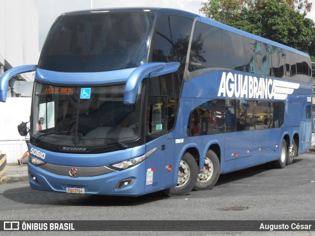Viação Águia Branca 50610 na cidade de Rio de Janeiro, Rio de Janeiro, Brasil, por Augusto César. Número da foto: #13206210.