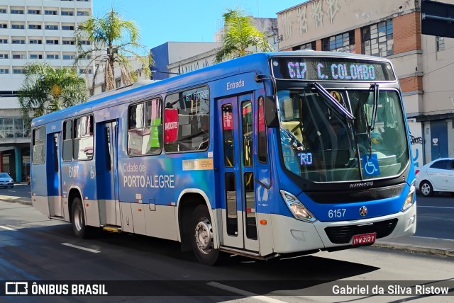 Auto Viação Navegantes 6157 na cidade de Porto Alegre, Rio Grande do Sul, Brasil, por Gabriel da Silva Ristow. Número da foto: #13207329.