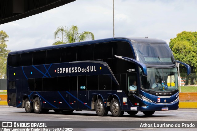 Expresso do Sul 423000 na cidade de Resende, Rio de Janeiro, Brasil, por Athos Lauriano do Prado. Número da foto: #13205450.