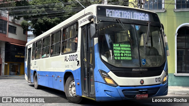 Auto Viação Monte Cristo AL-00012 na cidade de Belém, Pará, Brasil, por Leonardo Rocha. Número da foto: #13205884.