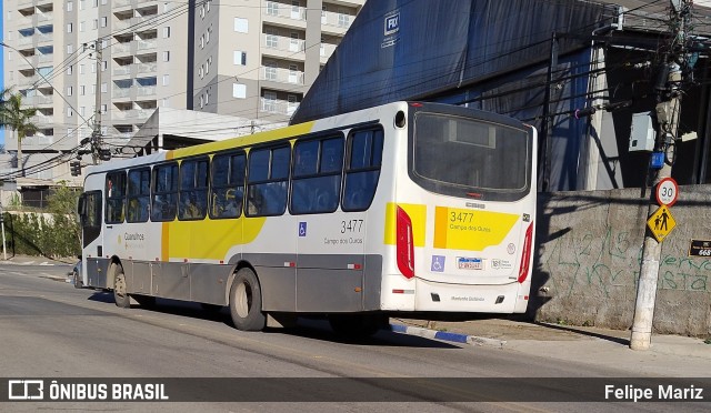 Viação Campo dos Ouros 3477 na cidade de Guarulhos, São Paulo, Brasil, por Felipe Mariz. Número da foto: #13207093.