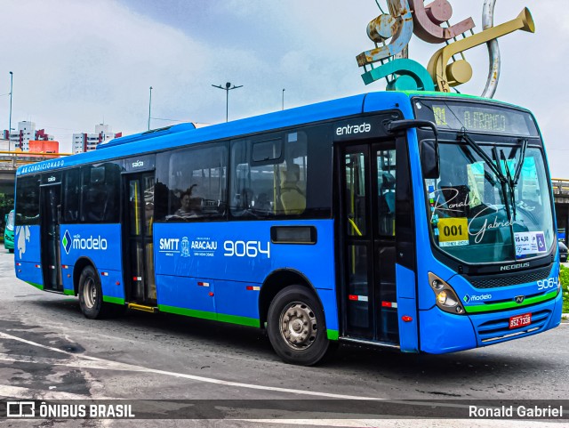 Viação Modelo 9064 na cidade de Aracaju, Sergipe, Brasil, por Ronald Gabriel. Número da foto: #13206578.