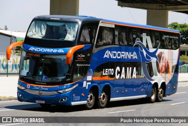 Empresa de Transportes Andorinha 7226 na cidade de Rio de Janeiro, Rio de Janeiro, Brasil, por Paulo Henrique Pereira Borges. Número da foto: #13205726.