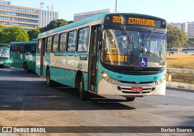 UTB - União Transporte Brasília 5030 na cidade de Brasília, Distrito Federal, Brasil, por Darlan Soares. Número da foto: #13205316.
