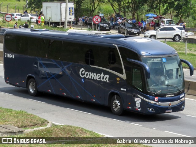 Viação Cometa 719649 na cidade de Aparecida, São Paulo, Brasil, por Gabriel Oliveira Caldas da Nobrega. Número da foto: #13205170.