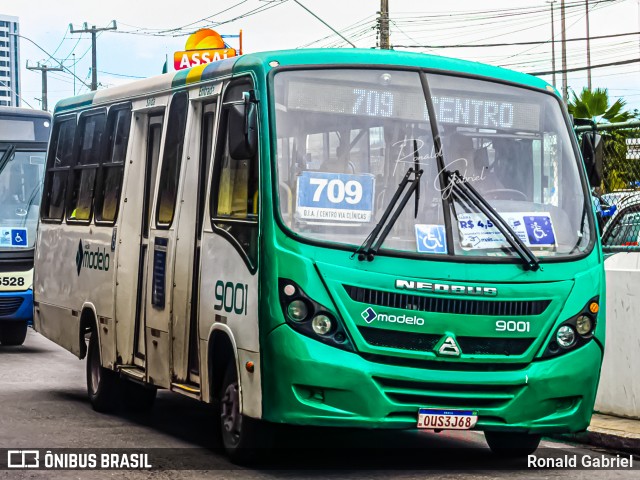 Viação Modelo 9001 na cidade de Aracaju, Sergipe, Brasil, por Ronald Gabriel. Número da foto: #13206575.