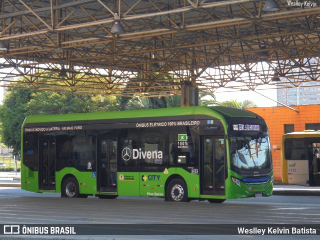 City Transporte Urbano Intermodal Sorocaba 2901 na cidade de Sorocaba, São Paulo, Brasil, por Weslley Kelvin Batista. Número da foto: #13205298.