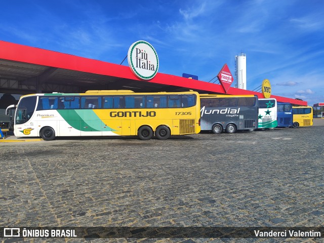 Empresa Gontijo de Transportes 17305 na cidade de Estiva, Minas Gerais, Brasil, por Vanderci Valentim. Número da foto: #13207137.