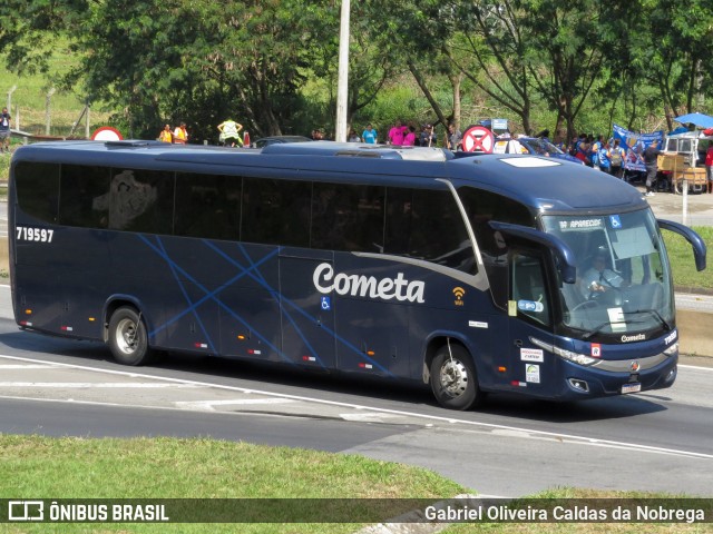 Viação Cometa 719597 na cidade de Aparecida, São Paulo, Brasil, por Gabriel Oliveira Caldas da Nobrega. Número da foto: #13205161.