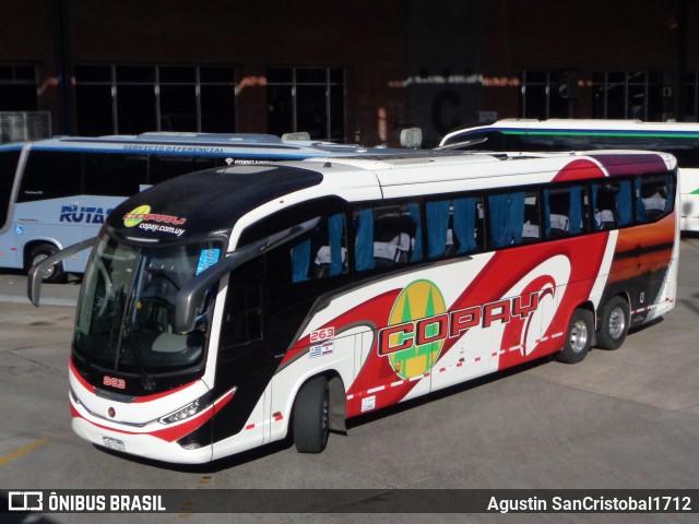 COPAY- Cooperativa de Omnibus de Paysandu 263 na cidade de Montevideo, Montevideo, Uruguai, por Agustin SanCristobal1712. Número da foto: #13206039.