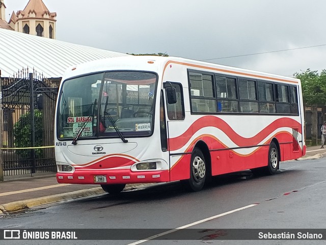 Transportes Barveños 00 na cidade de Santa Bárbara, Santa Bárbara, Heredia, Costa Rica, por Sebastián Solano. Número da foto: #13205181.
