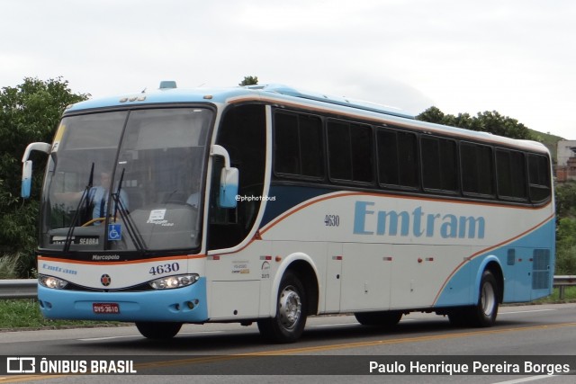 Emtram 4630 na cidade de Barra do Piraí, Rio de Janeiro, Brasil, por Paulo Henrique Pereira Borges. Número da foto: #13205770.