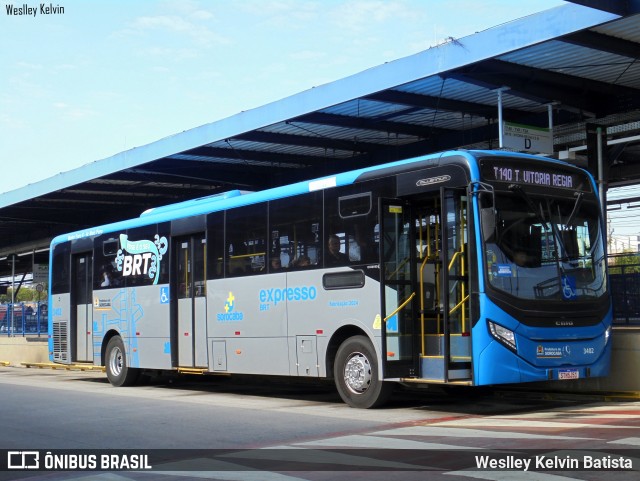 BRT Sorocaba Concessionária de Serviços Públicos SPE S/A 3402 na cidade de Sorocaba, São Paulo, Brasil, por Weslley Kelvin Batista. Número da foto: #13205334.