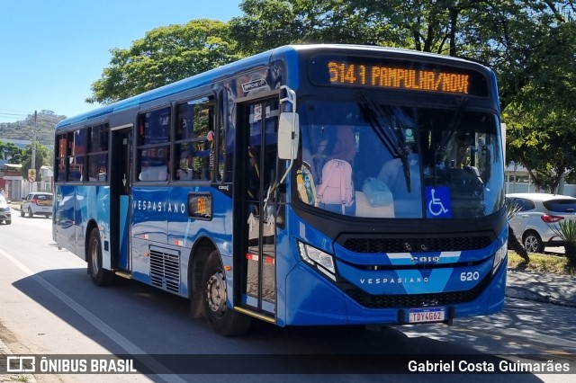 Expresso Nossa Senhora da Saude 620 na cidade de Vespasiano, Minas Gerais, Brasil, por Gabriel Costa Guimarães. Número da foto: #13205345.