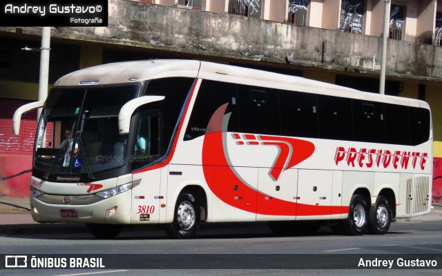 Viação Presidente 3810 na cidade de Belo Horizonte, Minas Gerais, Brasil, por Andrey Gustavo. Número da foto: #13206549.