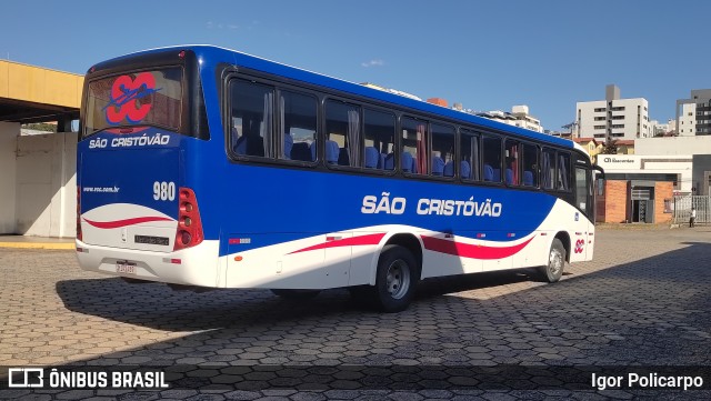 Viação São Cristóvão 980 na cidade de Divinópolis, Minas Gerais, Brasil, por Igor Policarpo. Número da foto: #13204907.