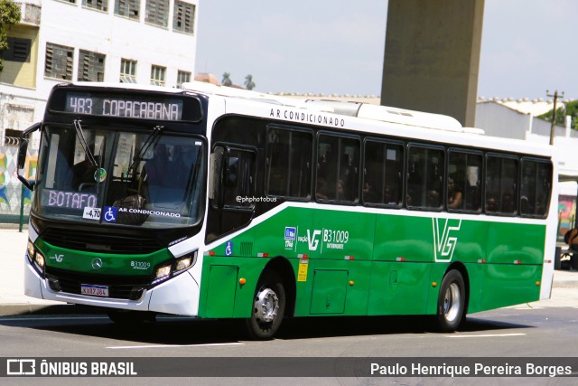 Viação VG B31009 na cidade de Rio de Janeiro, Rio de Janeiro, Brasil, por Paulo Henrique Pereira Borges. Número da foto: #13205752.
