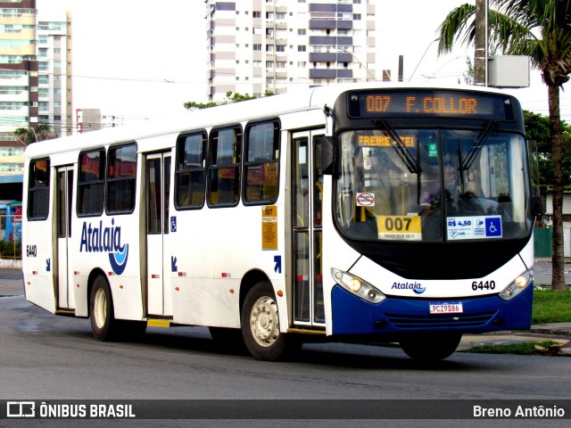 Viação Atalaia Transportes 6440 na cidade de Aracaju, Sergipe, Brasil, por Breno Antônio. Número da foto: #13207029.