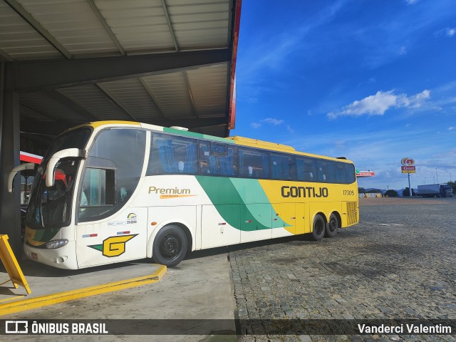 Empresa Gontijo de Transportes 17305 na cidade de Estiva, Minas Gerais, Brasil, por Vanderci Valentim. Número da foto: #13207139.