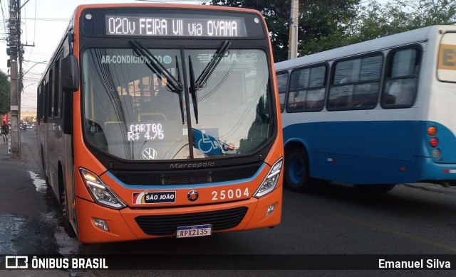 Auto Ônibus São João 25004 na cidade de Feira de Santana, Bahia, Brasil, por Emanuel Silva. Número da foto: #13206391.