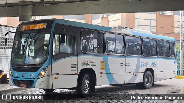 Maraponga Transportes 26817 na cidade de Fortaleza, Ceará, Brasil, por Pedro Henrique Pinheiro. Número da foto: #13206690.