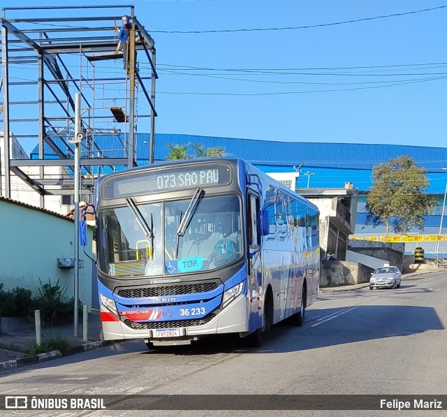 Vipol Transportes Rodoviários - TIPBUS - Transportes Intermunicipal 36.233 na cidade de Guarulhos, São Paulo, Brasil, por Felipe Mariz. Número da foto: #13207036.