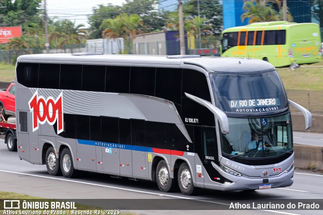 Auto Viação 1001 RJ 108.871 na cidade de Resende, Rio de Janeiro, Brasil, por Athos Lauriano do Prado. Número da foto: #13205468.