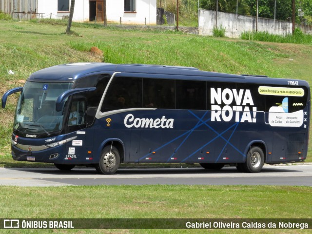 Viação Cometa 719647 na cidade de Aparecida, São Paulo, Brasil, por Gabriel Oliveira Caldas da Nobrega. Número da foto: #13205167.