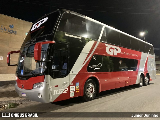 G.P. Transportes e Turismo 1022 na cidade de Garça, São Paulo, Brasil, por Júnior Juninho. Número da foto: #13206960.