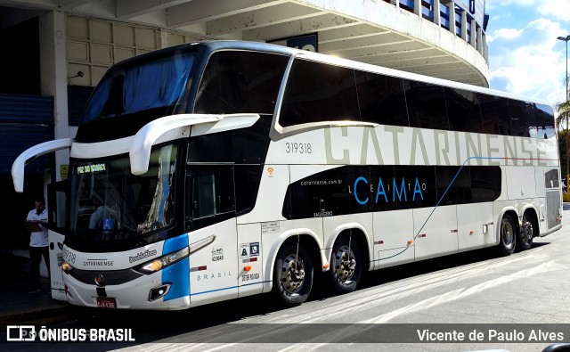 Auto Viação Catarinense 319318 na cidade de Aparecida, São Paulo, Brasil, por Vicente de Paulo Alves. Número da foto: #13205808.