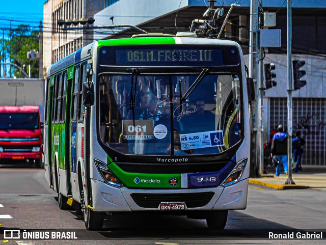 Viação Modelo 9443 na cidade de Aracaju, Sergipe, Brasil, por Ronald Gabriel. Número da foto: #13206570.