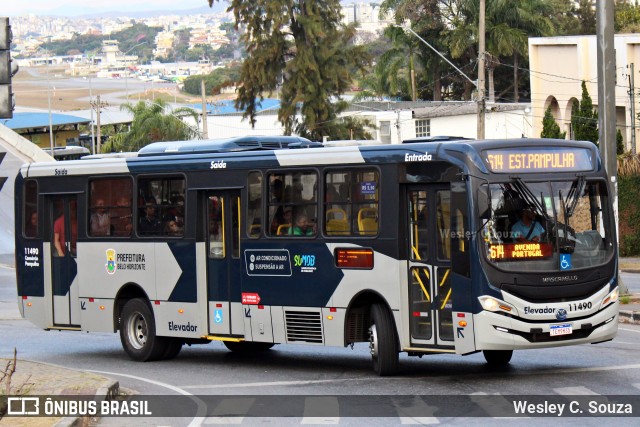 Pampulha Transportes > Plena Transportes 11490 na cidade de Belo Horizonte, Minas Gerais, Brasil, por Wesley C. Souza. Número da foto: #13206784.