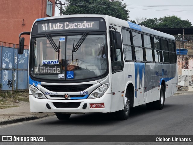 Icaraí Auto Transportes 1.090 na cidade de São Gonçalo, Rio de Janeiro, Brasil, por Cleiton Linhares. Número da foto: #13206237.