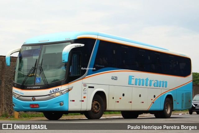 Emtram 4420 na cidade de São Paulo, São Paulo, Brasil, por Paulo Henrique Pereira Borges. Número da foto: #13205767.