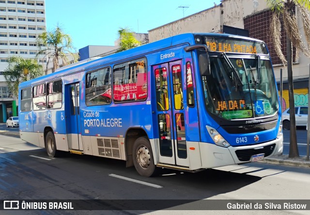 Auto Viação Navegantes 6143 na cidade de Porto Alegre, Rio Grande do Sul, Brasil, por Gabriel da Silva Ristow. Número da foto: #13207291.